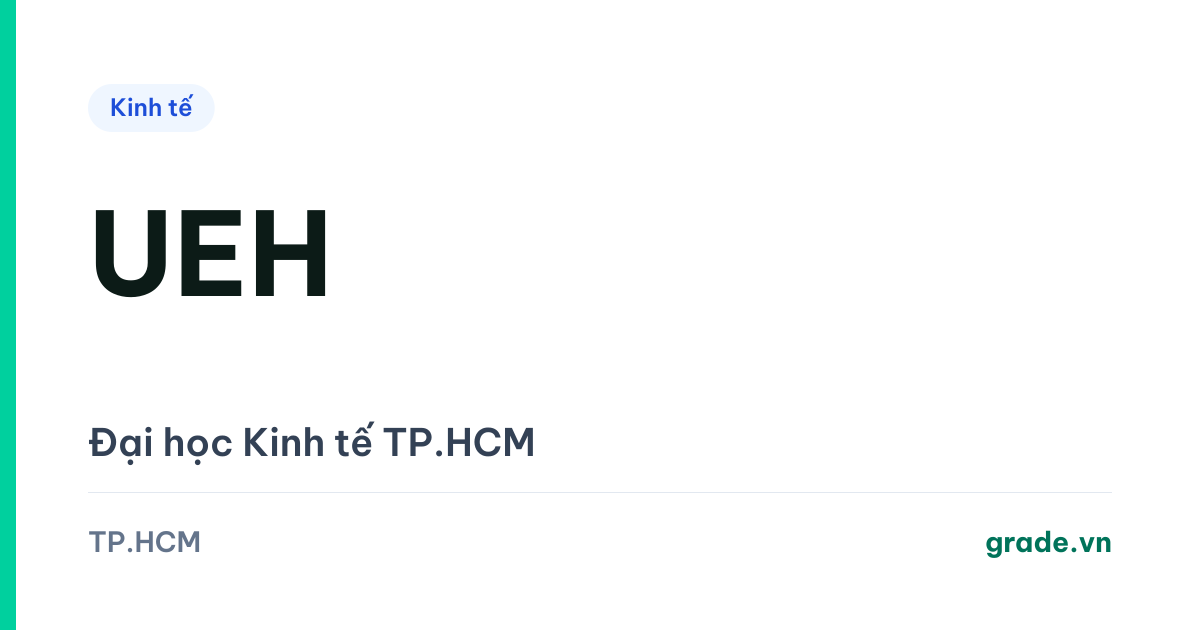 Review Đại học Kinh tế TP.HCM (UEH): học phí tính theo tín chỉ, cơ sở Vĩnh Long rẻ hơn 40%, và Logistics 97/100 điểm