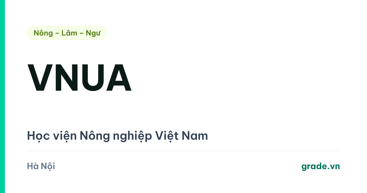 Review Học viện Nông nghiệp Việt Nam: điểm chuẩn từ 16, học phí 18,3 triệu, và ngành mà cả nước cần nhưng ít ai chọn