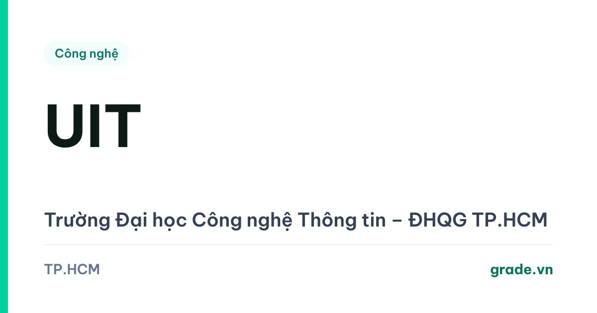 Review Trường ĐH Công nghệ Thông tin (UIT) – ĐHQG TP.HCM: Trí tuệ nhân tạo lấy 30/30 — lần đầu trong lịch sử trường