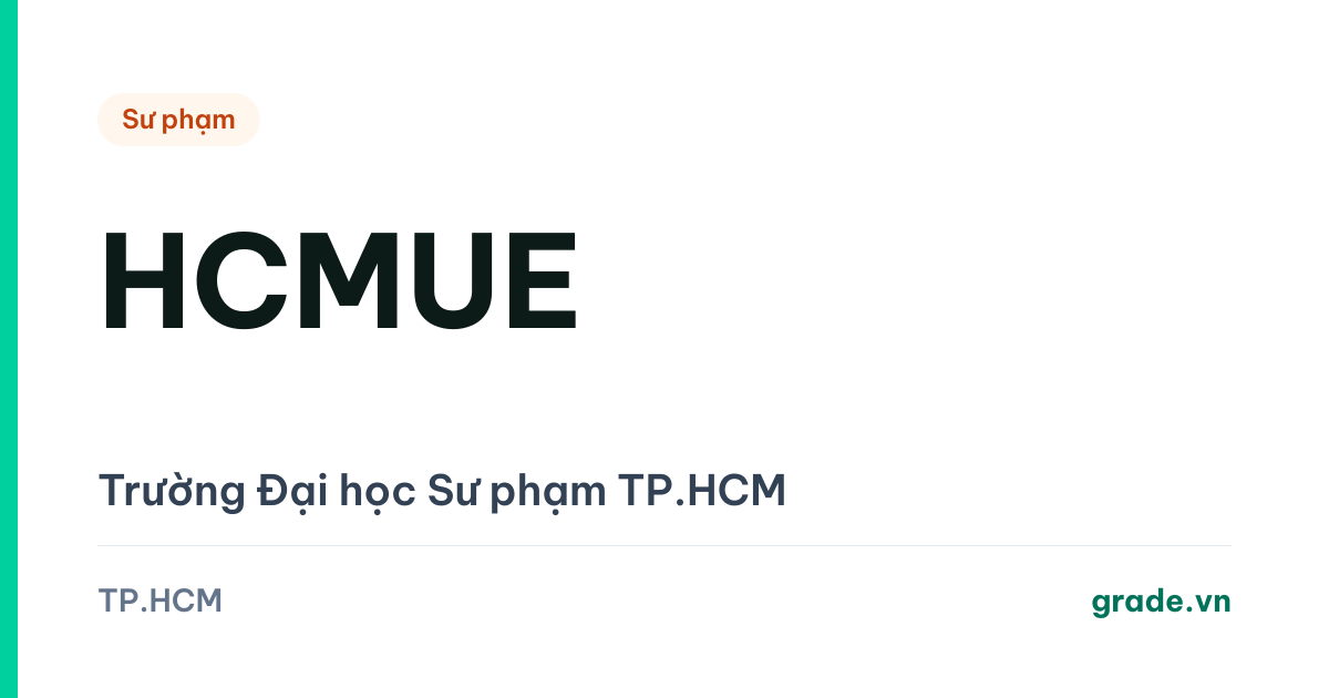 Review Trường ĐH Sư phạm TP.HCM: bốn ngành từ 29,8 điểm, và chuyện làm giáo viên nay khó vào hơn làm bác sĩ
